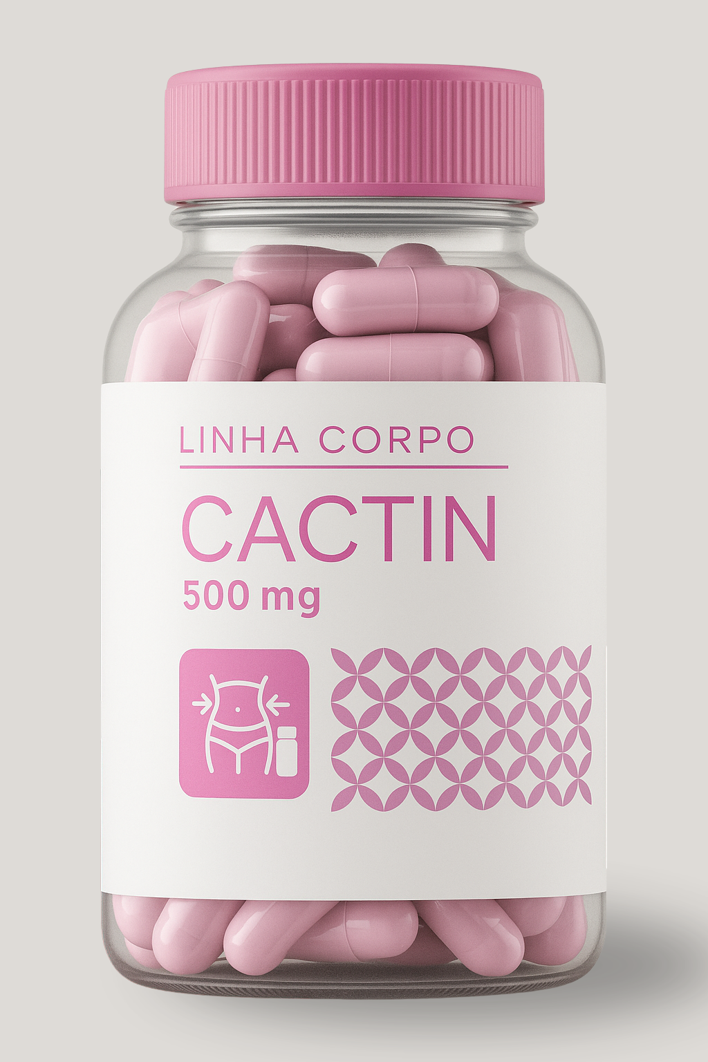 Cactin 500 mg 30 cápsulas - Emagrecimento e Retenção Hídrica