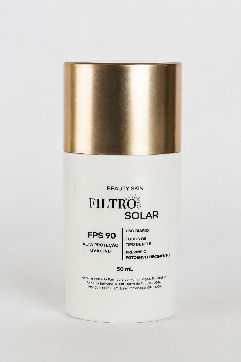 Filtro Solar fluido FPS 90 50 mL