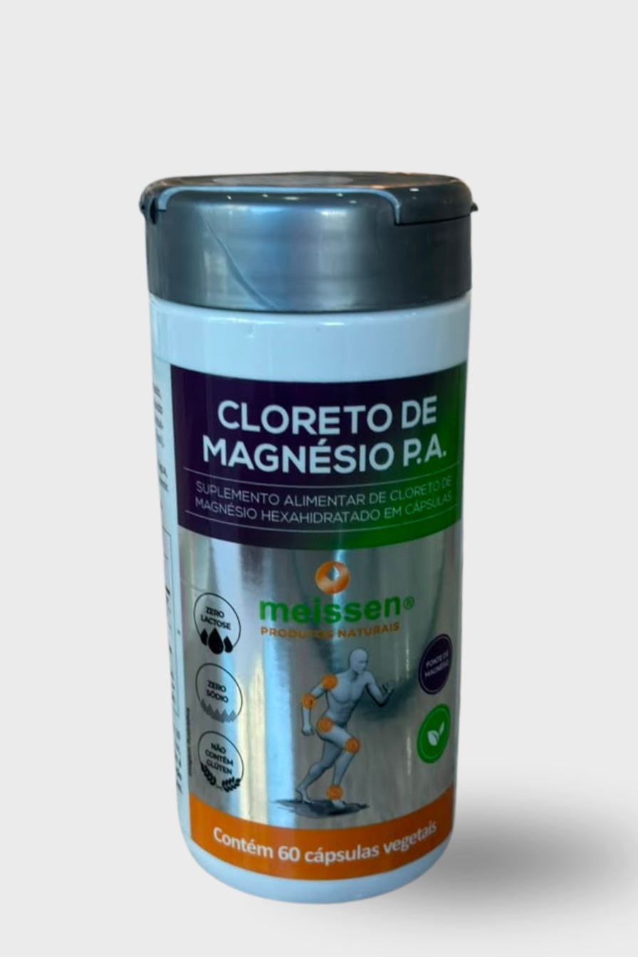 Cloreto de Magnésio - Suplemento Alimentar - 60 cápsulas